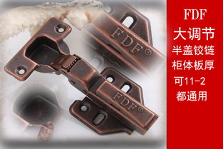 【fdf仿古铰链青古铜液压缓冲阻尼衣柜橱柜门铰链全盖中弯大弯橱柜衣柜家具五金】-